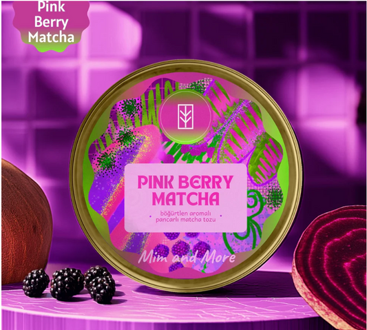 Berry Pink Matcha - Blackberry Flavored Pink Superfood Matcha