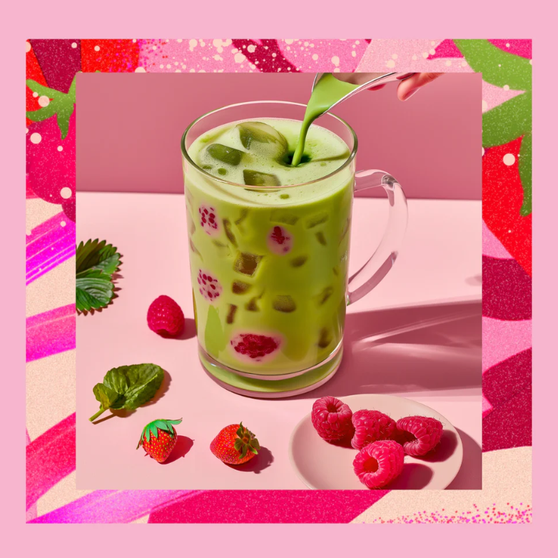 Raspberry & Strawberry Matcha - 25g