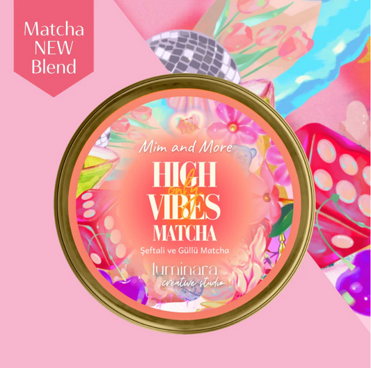 High Vibes Only Rose & Peach Matcha - 25g