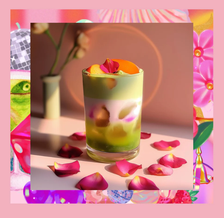 High Vibes Only Rose & Peach Matcha - 25g